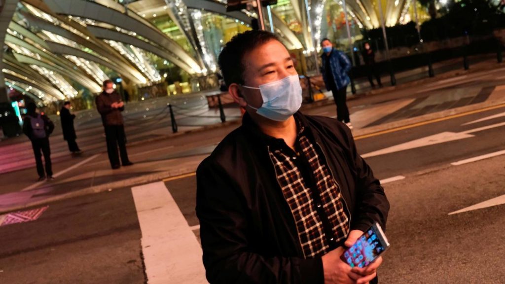 Man Wearing Mask