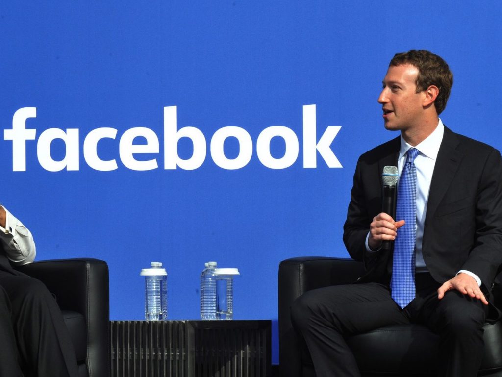 The Facebook Chairman and CEO, Mr. Mark Zuckerberg at Townhall