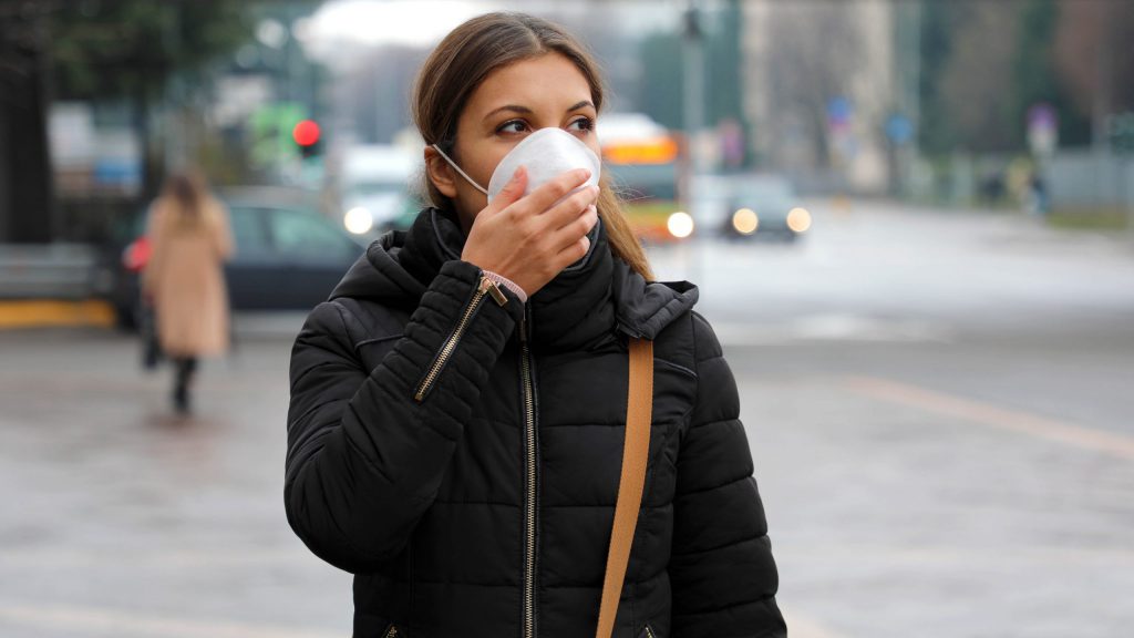 Women wearing mask