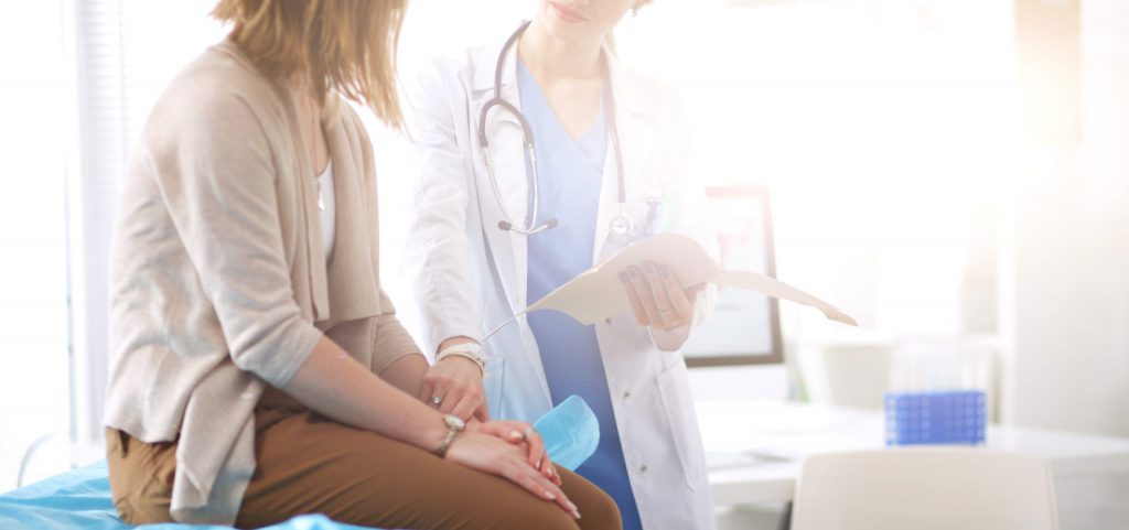 Physician Taking Care of Patient