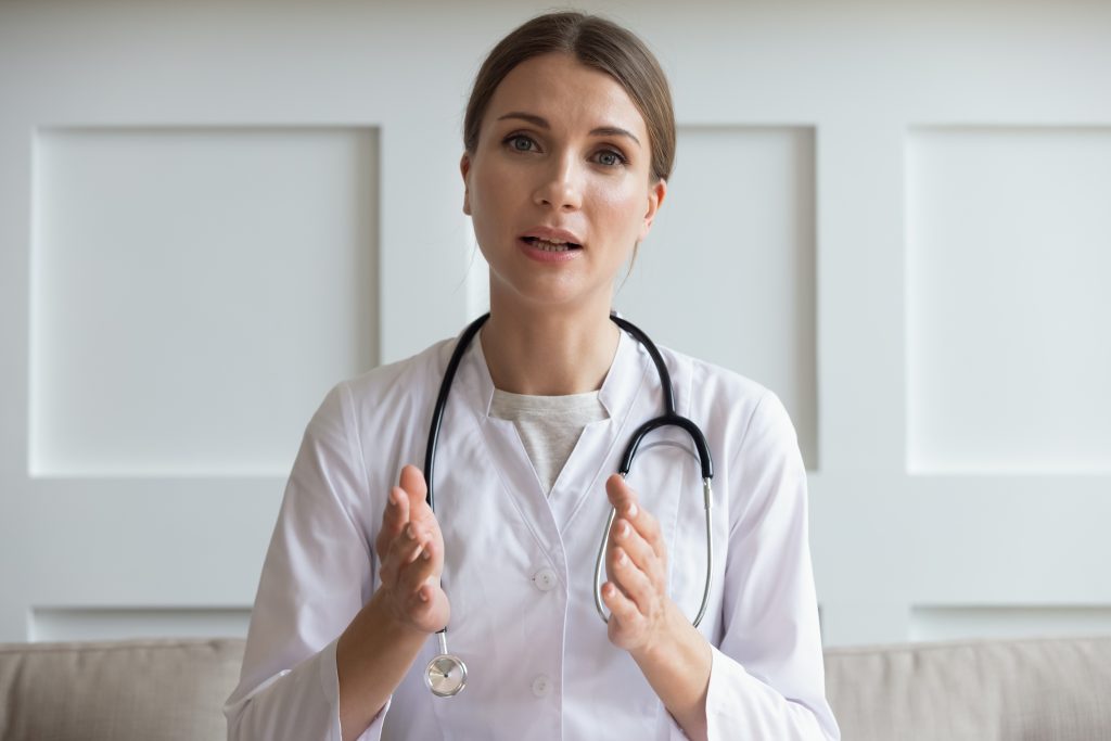 Female Doctor Talking