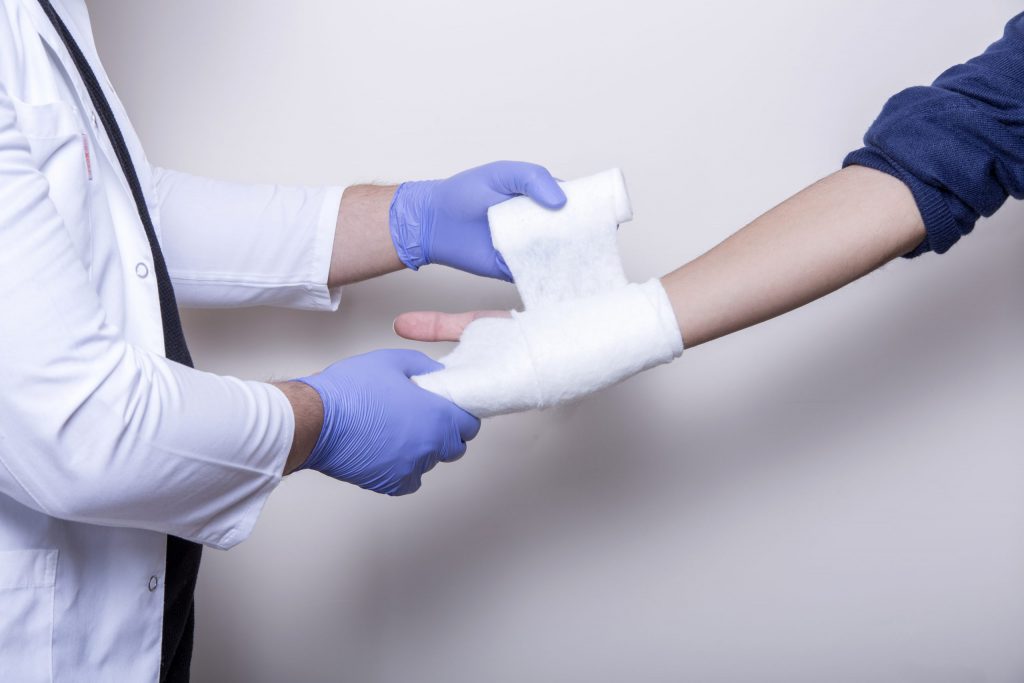 Doctor Healing Wound